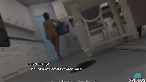 THE GOLDEN BOY #53 • Sniffing her panties and staring at her giant tits