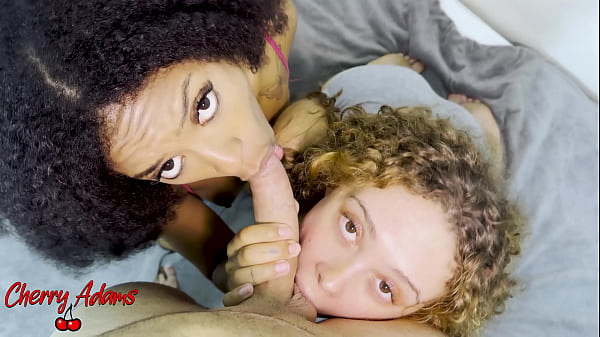 Homemade Amateur Menage - I Brought My Friend For Him To Fuck!!! Branquinha and Pretinha sharing cum - Cherry Adams &amp_ Amanda Teix