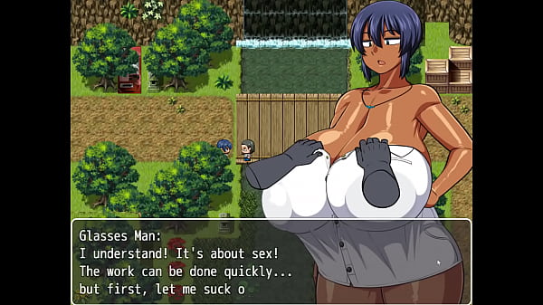 Tanned Girl Natsuki [HENTAI Game] Ep.3 a naked bath feels so good after talking to the perverted villagers !