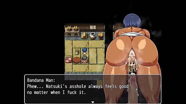 Tanned Girl Natsuki [HENTAI Game] Ep.31 public beach night raw fucking !