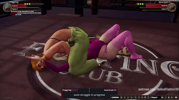 Preggy Peg VS Karen Krash (Naked Fighter 3D)