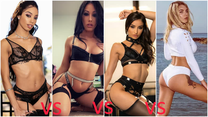 Alexis tae vs jennifer white vs emily willis vs gabbie carter 🔞